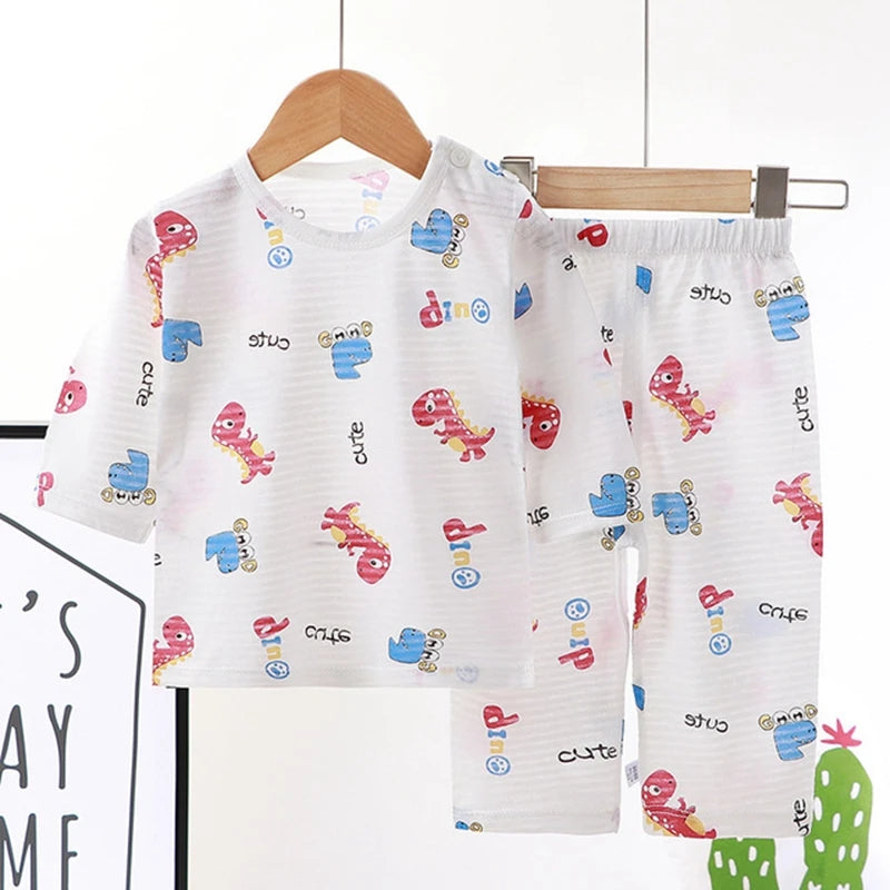 Cotton Set for Kids Baby Pajamas Clothes