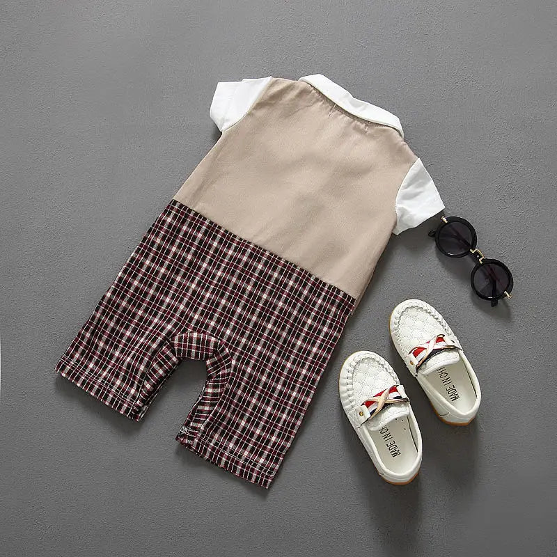Newborn Kid Baby Boy Infant Outfits Set Jumpsuit Romper One Piece Suit Mother Kids Baby Clothing Baby's Sets