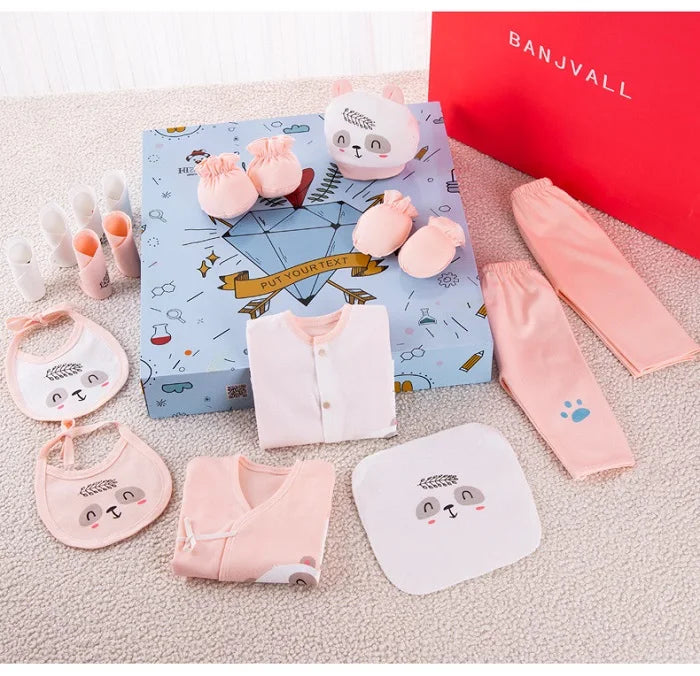 new arrival 18 pcs newborn warm clothes cotton suit baby gift box
