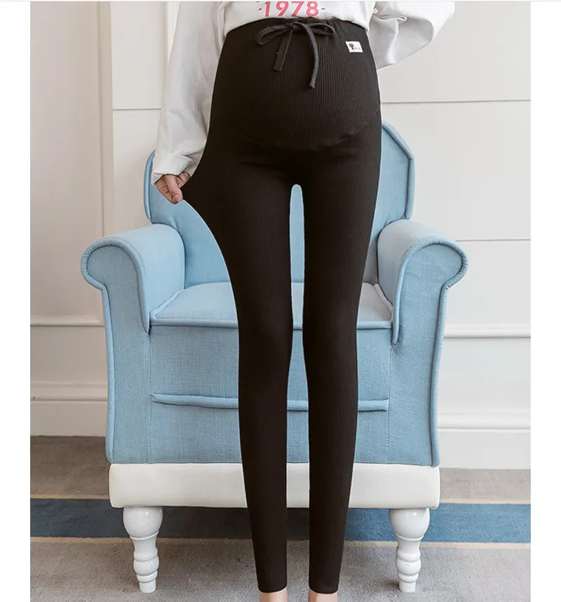 Casual Leggings For Pregnant Women Elastic High Waist
