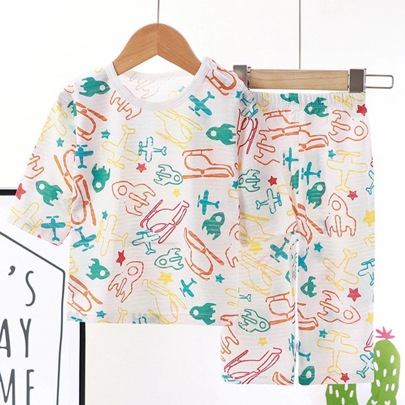 Cotton Set for Kids Baby Pajamas Clothes