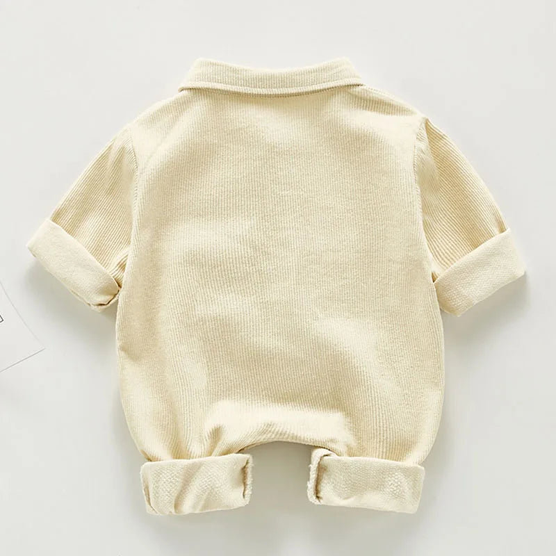 New Newborn Boys Girls Corduroy Jumpsuits Clothes