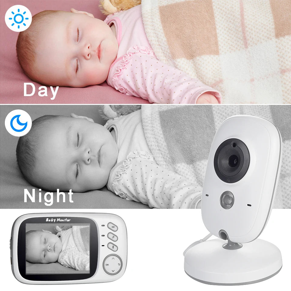 Baby Monitor With Camera 3.2 inch LCD Electronic