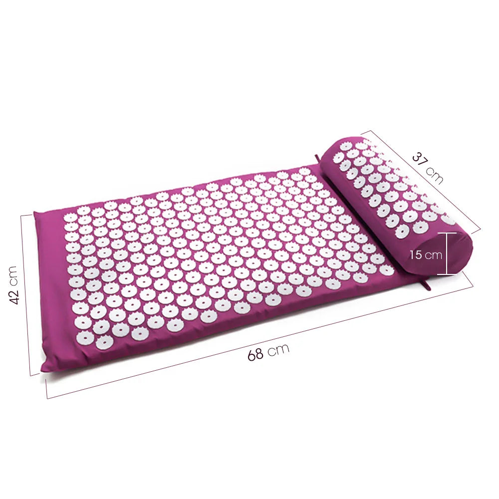 Massager Mat Acupressure Sets With Pillow/Mat Relieve Stress