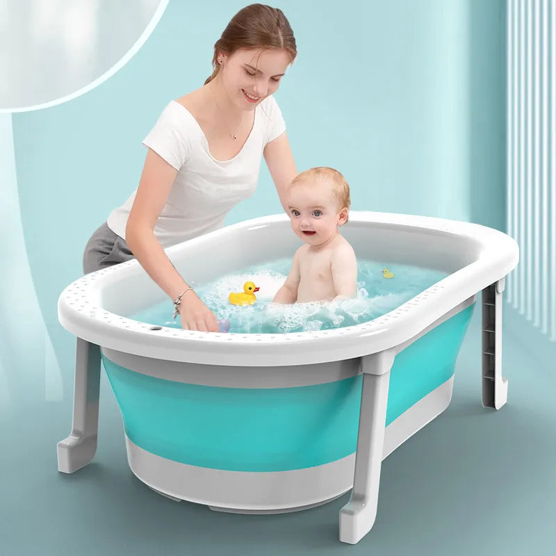 Toddlers Bath Tub Silicone Foldable