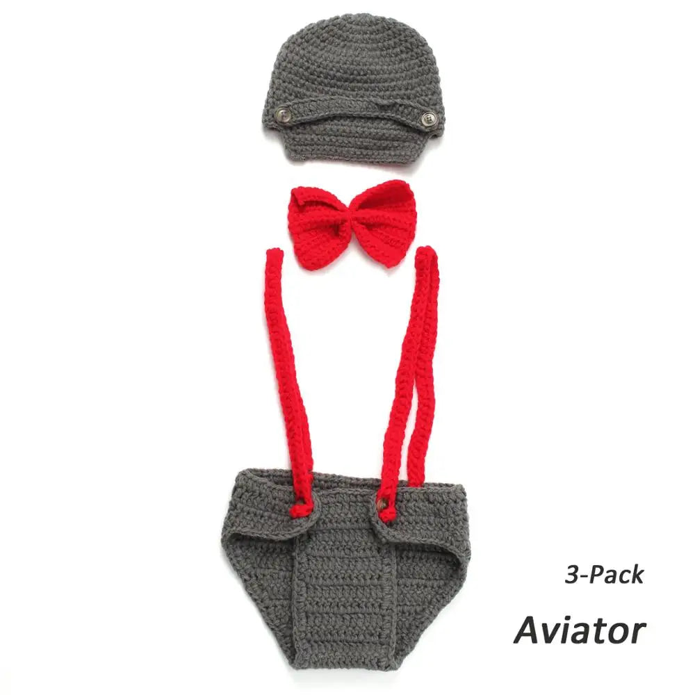 Crochet Wonder Woman Newborn Photo Props