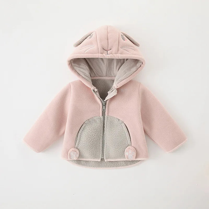 Baby Girl Clothes Winter Polar Fleece Jacket Baby Jacket  Baby Winter Clothes  Baby Coats Hooded Top Baby Clothes High Quality