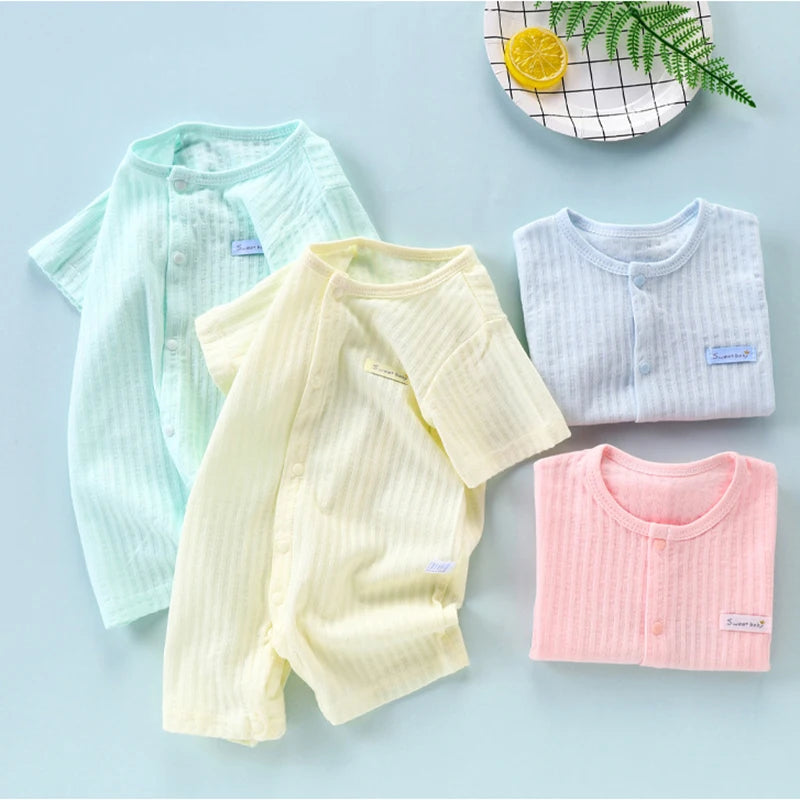 Summer Newborn Baby Cotton Short Sleeve Underwear