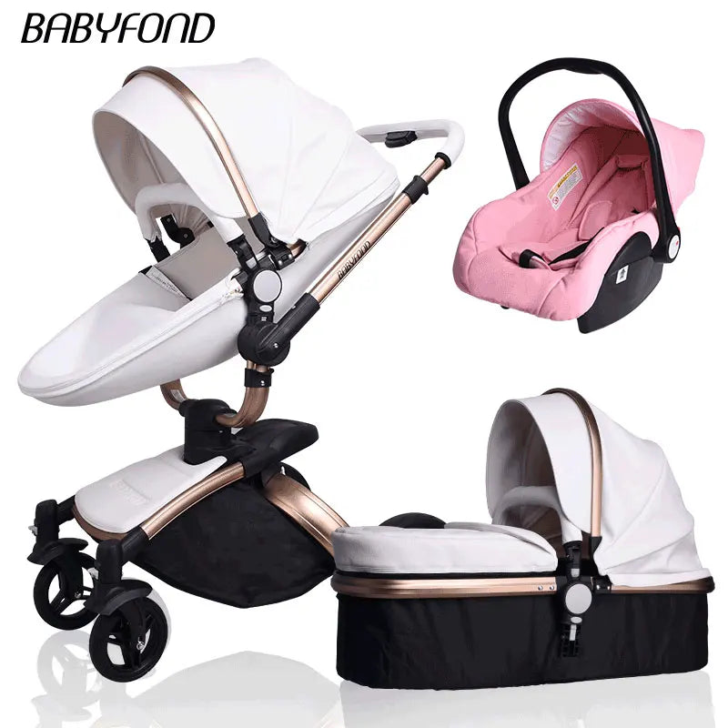Babyfond Luxury Baby Car Seat Stroller  Baby Stroller