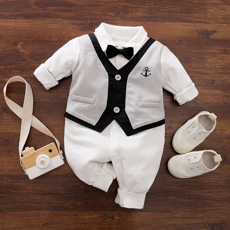 New born Baby Boy Clothes Newborn Romper 100% Cotton Infant Fall Jumpsuit Pajamas Baby Long Sleeve Onesie Things Costume Outfits