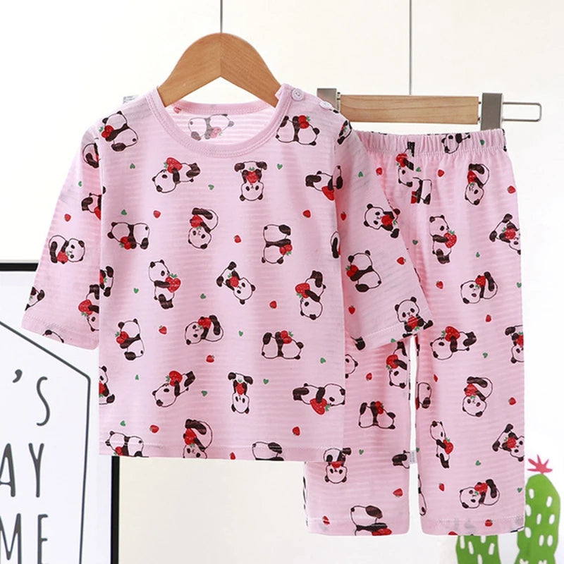 Cotton Set for Kids Baby Pajamas Clothes