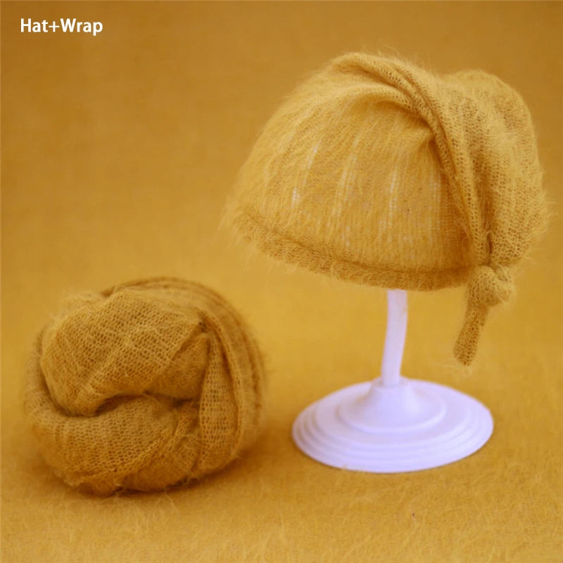 Big Size Newborn Baby Photograpgy Wraps Backdrop Blanket Mohair Infant Stretch Photo Props Background Shoot Studio 140*160cm