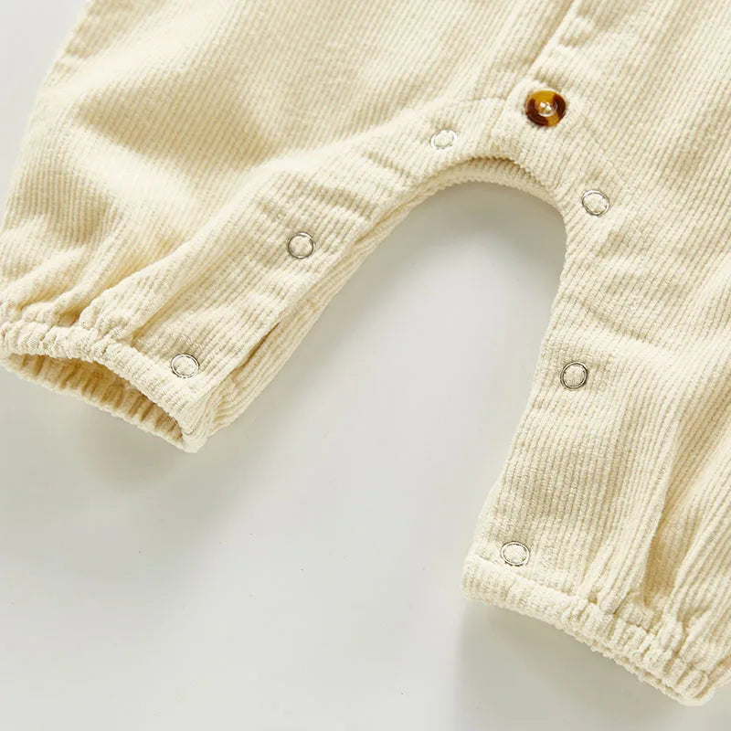 New Newborn Boys Girls Corduroy Jumpsuits Clothes