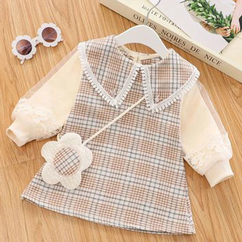 Bear Baby Dress New Spring Autumn