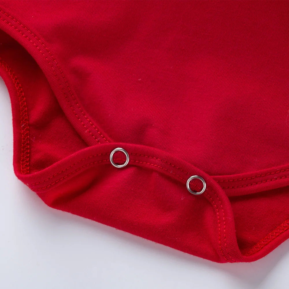 Christmas Baby Romper Cotton Santa Claus Jumpsuit Tutu Dress