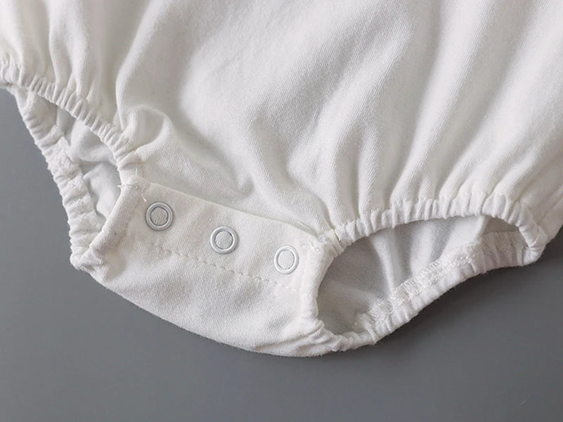 Summer Lace Bow Newborn Baby Girls Bodysuits