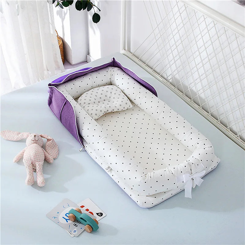 Baby Nest Travel Bed Infant Cotton Cradle Crib