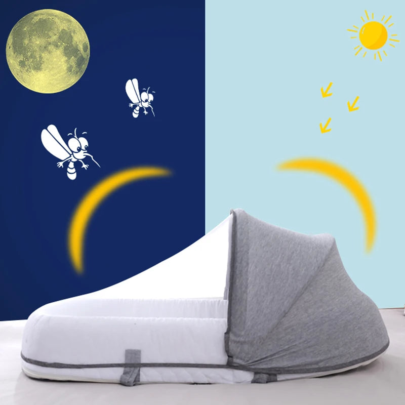 Sleeping Baby Nest for Newborns Portable Cribs Bed in Bed