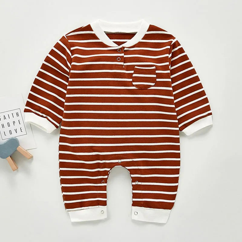 New Newborn Boys Girls Corduroy Jumpsuits Clothes