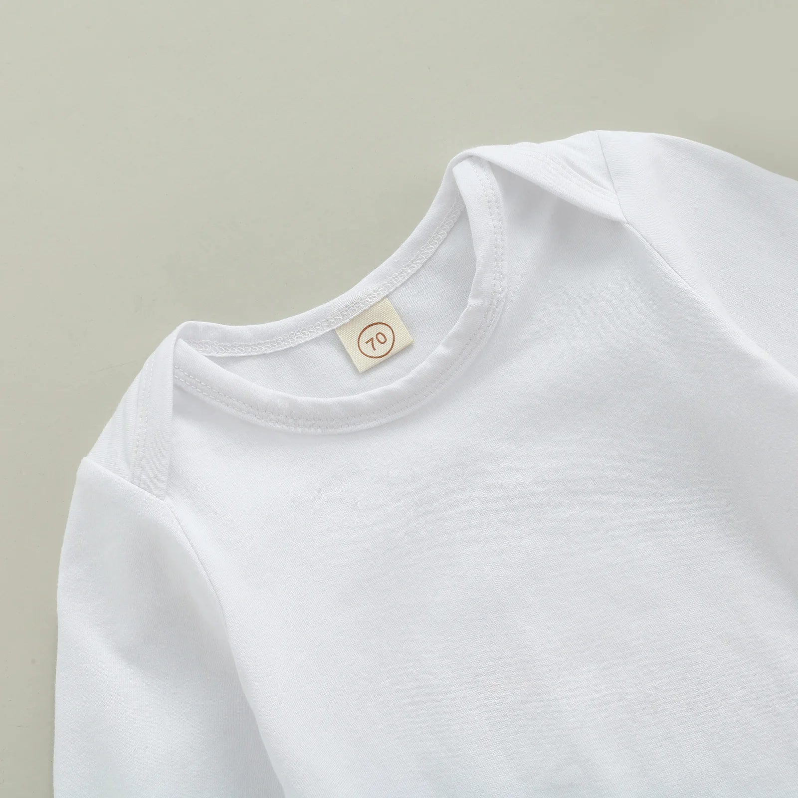 Baby Girls Clothing Set Bodysuit Top+Plaid Suspender Skirt