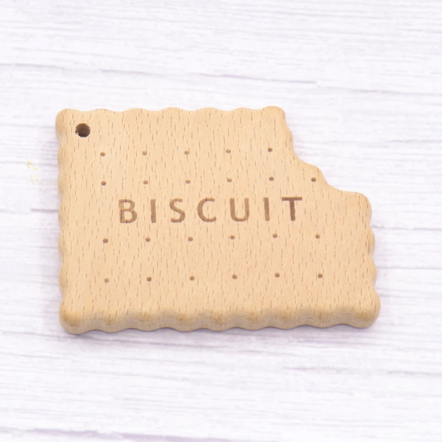 Infant Natrual Wooden Baby Teether Toys