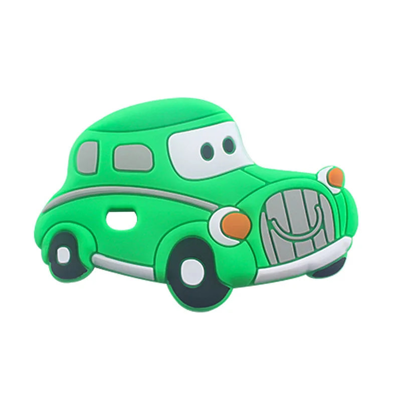 BPA Free 1pc Car Shaped Silicone Baby Teether Rodent Baby Teething Toys Chewable Baby Products Nursing Gift For Baby Boy