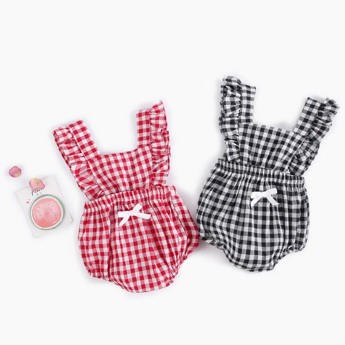 Cute Summer Princess Baby Girls Cotton Bodysuits