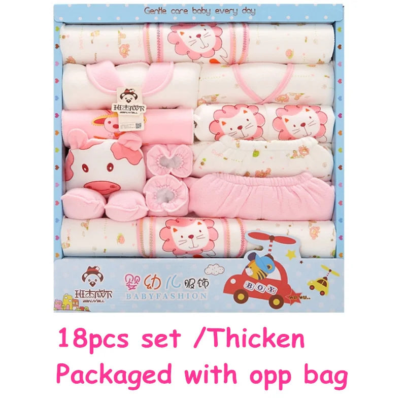 Baby Clothes Set For Newborn Bibs Cap Socks Blanket Cotton