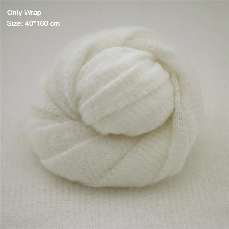 Big Size Newborn Baby Photograpgy Wraps Backdrop Blanket Mohair Infant Stretch Photo Props Background Shoot Studio 140*160cm