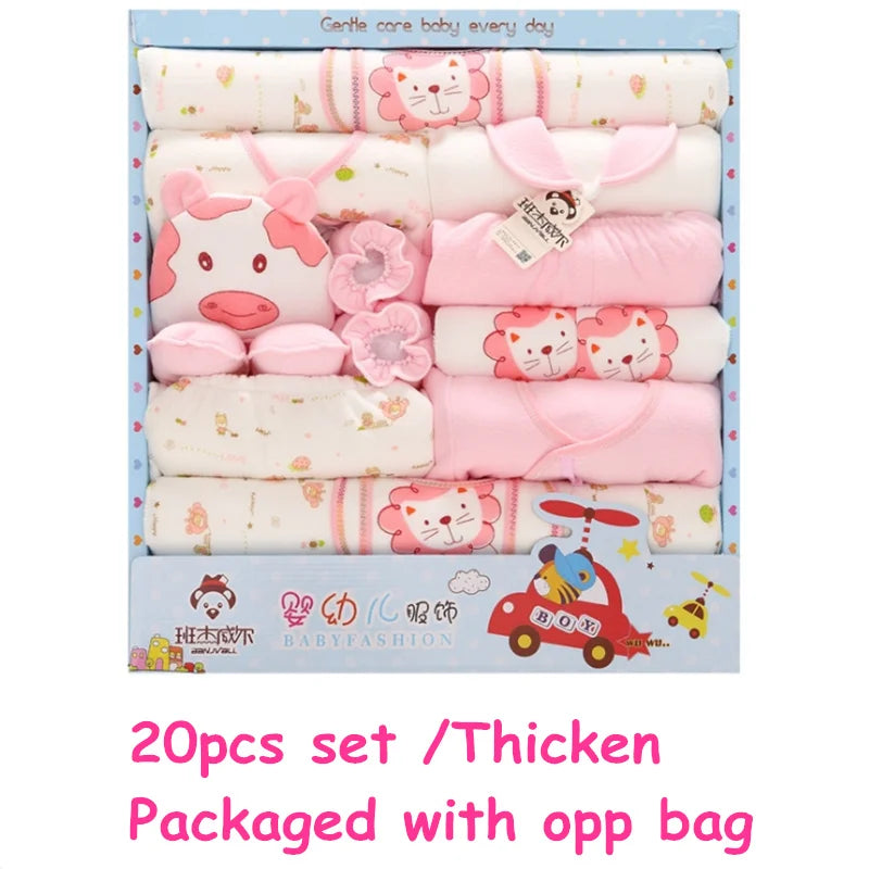 Baby Clothes Set For Newborn Bibs Cap Socks Blanket Cotton