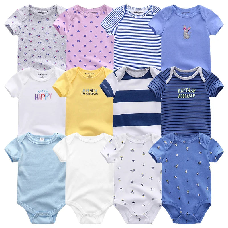 Newborn Baby Clothing 7Pcs/Lot Infant Bodysuits 100%Cotton