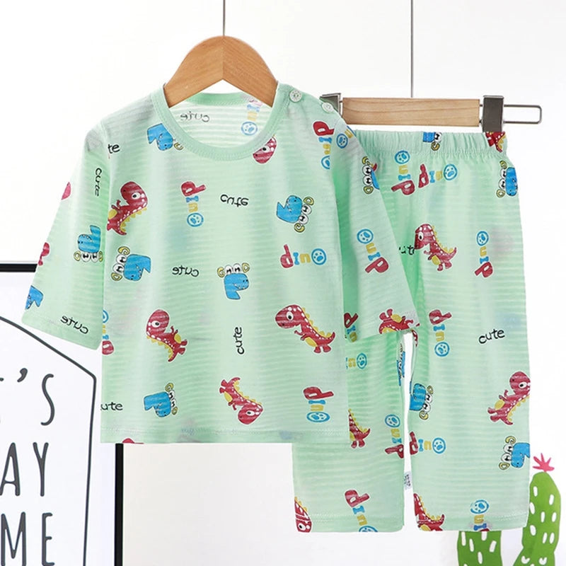 Cotton Set for Kids Baby Pajamas Clothes
