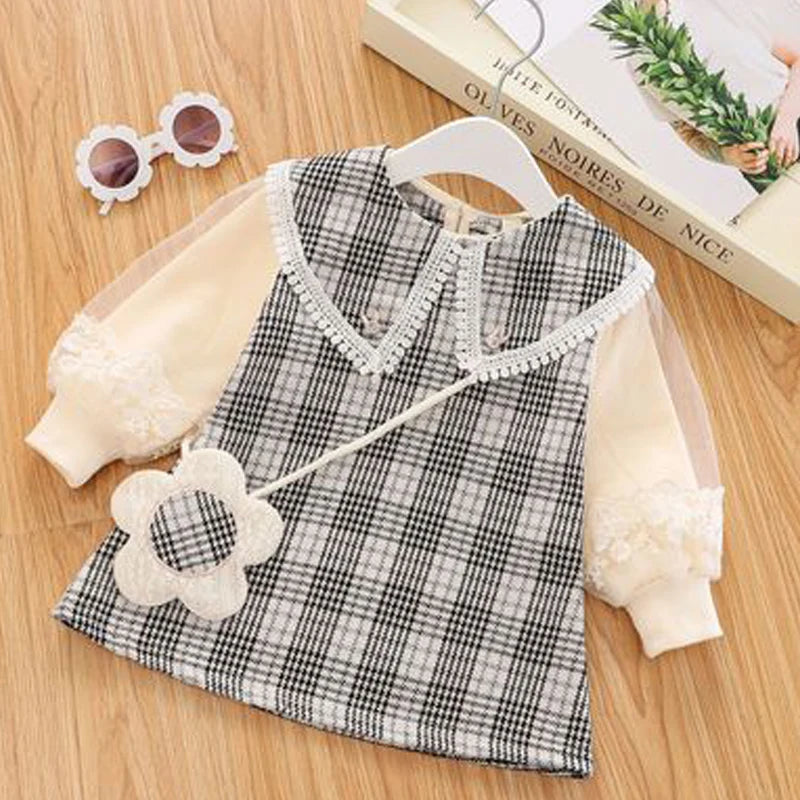 Bear Baby Dress New Spring Autumn