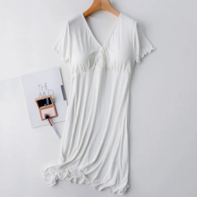 New Pregnancy Pajamas Sleepwear Nursing Pregnant Pajamas Mother Breastfeeding Nightgown Elegant Maternity Nursing Dress