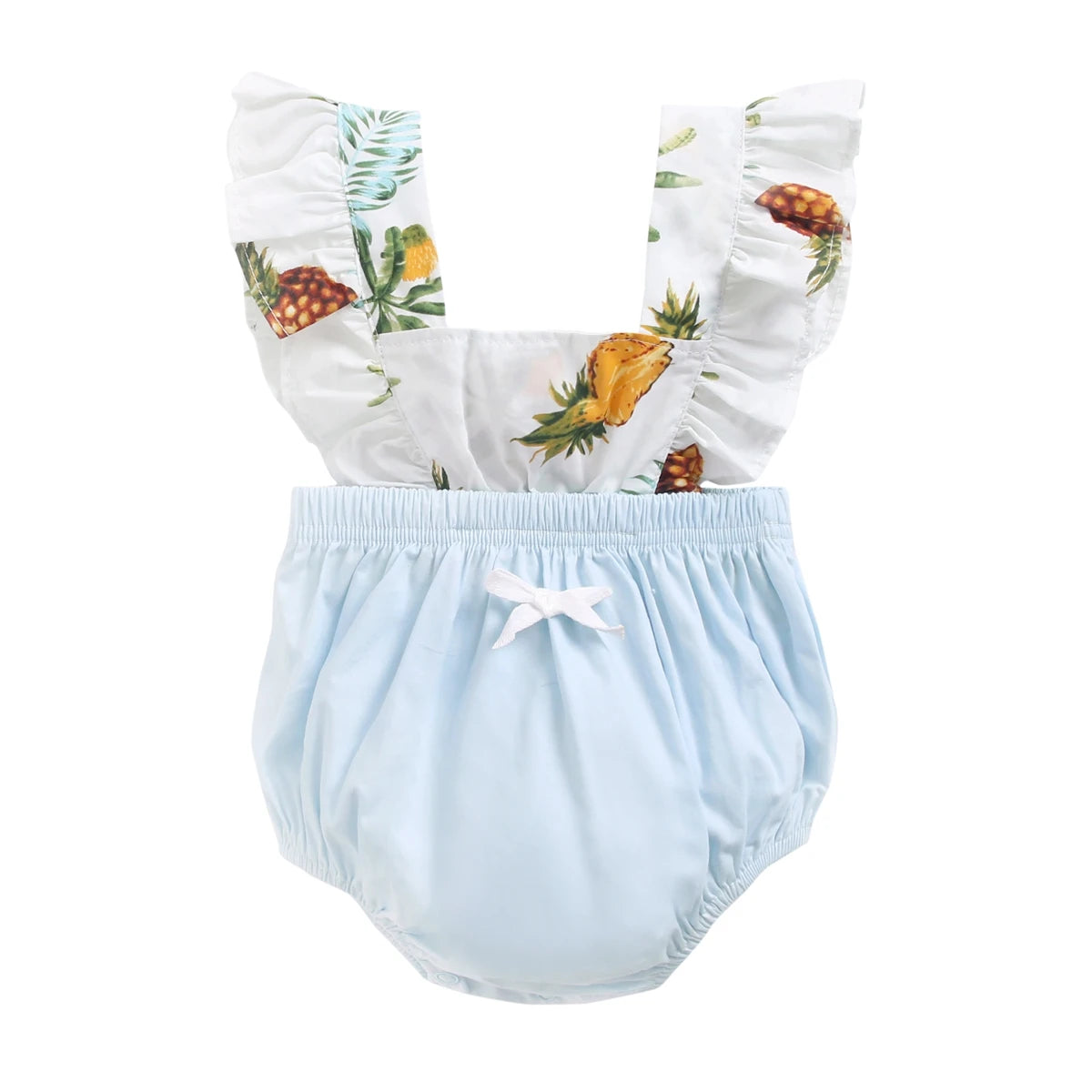 Cute Summer Princess Baby Girls Cotton Bodysuits