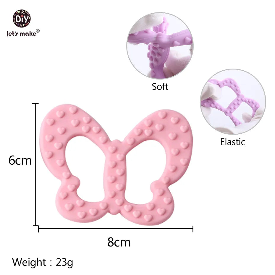 Let's Make Baby Teether 1pc Rodent Cartoon Animal Food Grade Silicone Teether BPA Free Koala Bear Teether For Teeth Tiny Rod