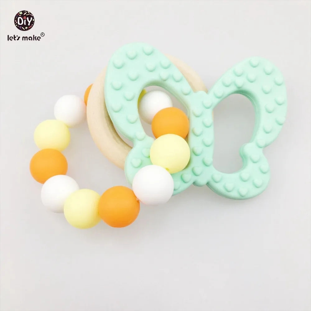 Silicone Butterfly Teether DIY Accessories