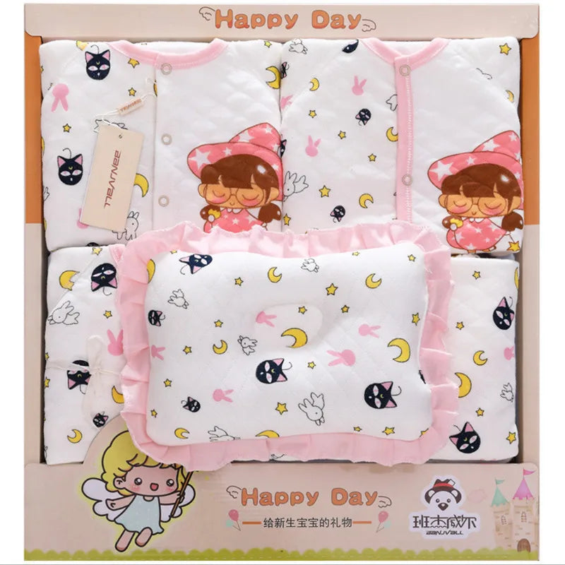 Winter Newborn Baby Clothing Set 100% Cotton Gift Set