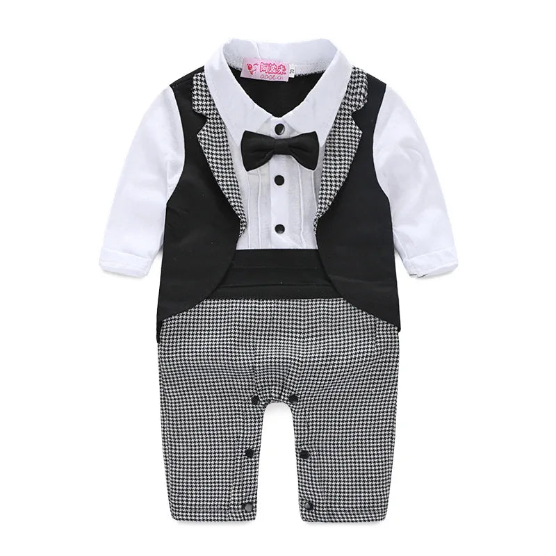 Spring New Baby Boys Clothes Pure Cotton Jumpsuit