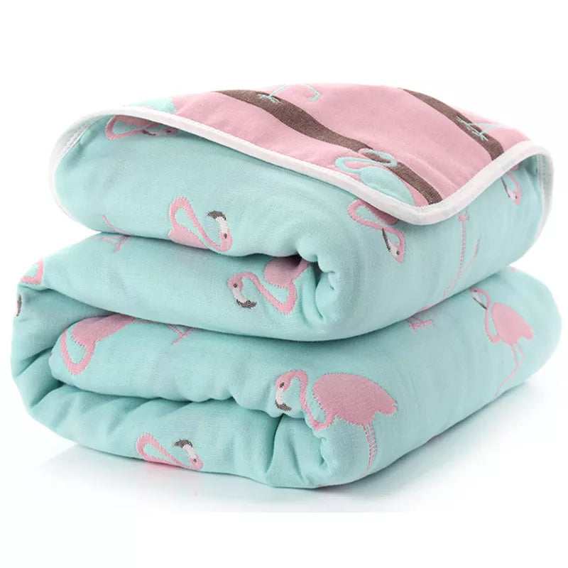 Baby Thick Blanket Muslin Cotton 6 Layers Beddings
