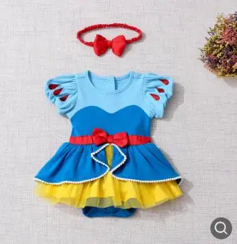 Baby Girl Newborn Bodysuit Snow White Baby Costume