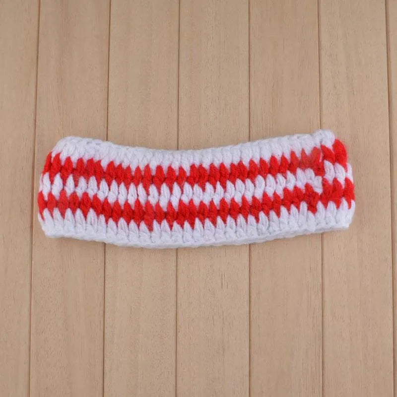 Basketball Newborn Baby Sweatband and Leg Warmers Set Crochet Sports Legwarmer Tube Socks Boy Photography Props Baby Cloth H226