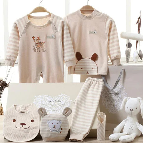 Baby's organic cotton newborn clothes 6 pieces baby set