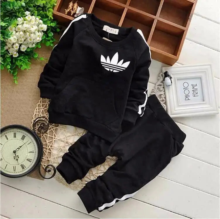 Brand Baby Boy Sweatshirts Sports Pants Autumn Clothing Set