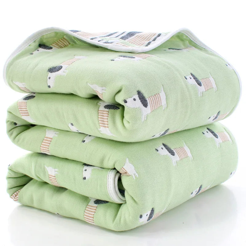 Baby Thick Blanket Muslin Cotton 6 Layers Beddings