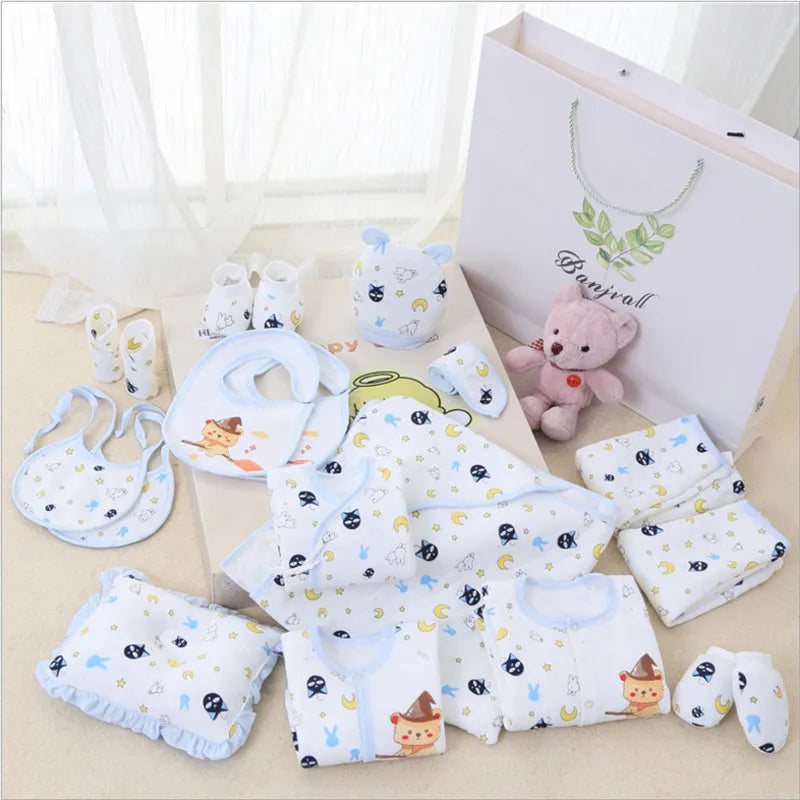 Winter Newborn Baby Clothing Set 100% Cotton Gift Set