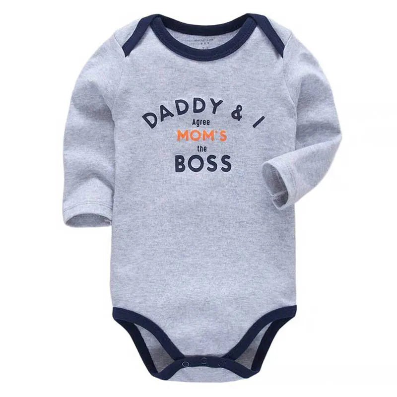 Baby Boys Bodysuit Long Sleeves Bodysuits