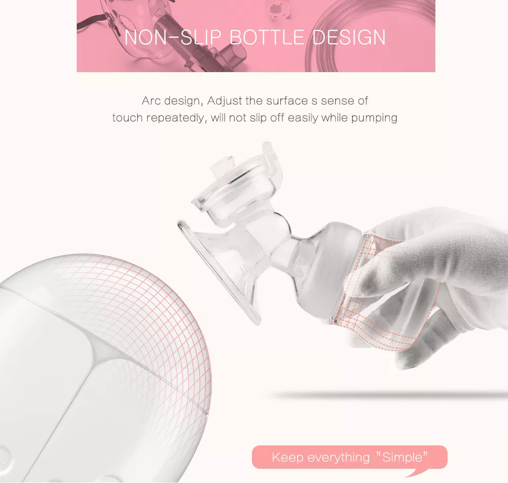 Electric breast pump unilateral and bilateral breast pump