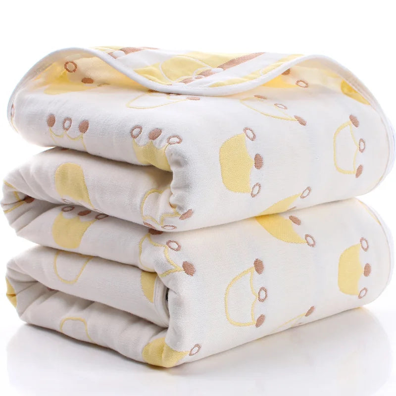 Baby Thick Blanket Muslin Cotton 6 Layers Beddings