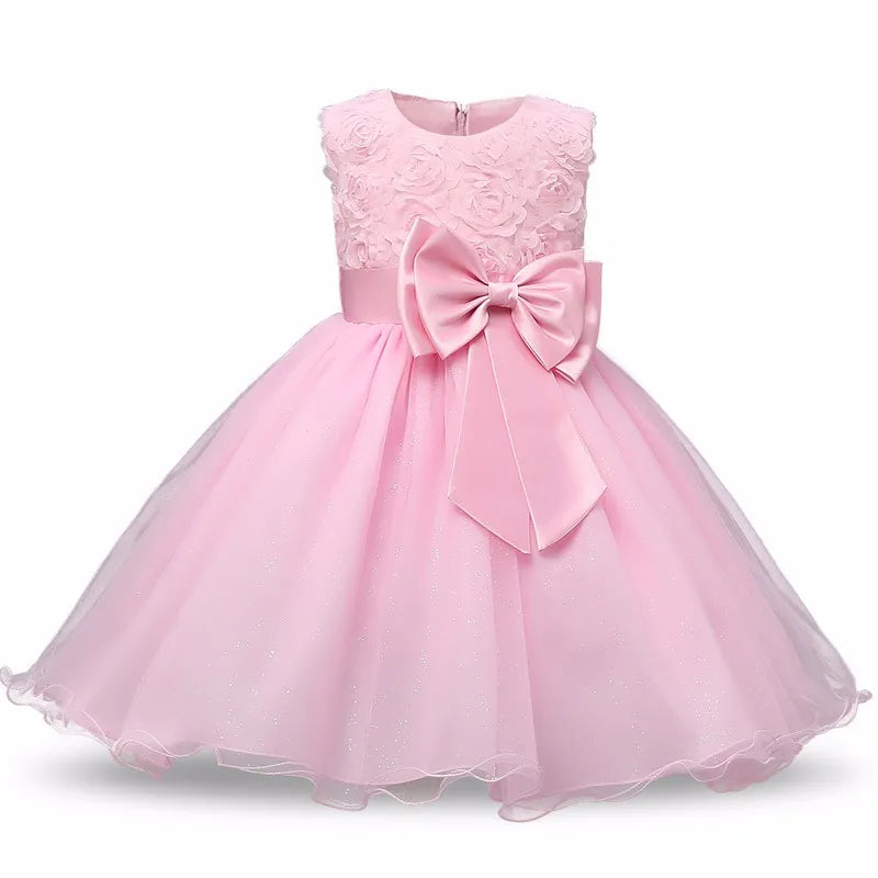 Princess Flower Girl Dress Summer Tutu Dresses Girls Children's Costume Teenager Wedding Birthday Clothes Party Prom Play Mats